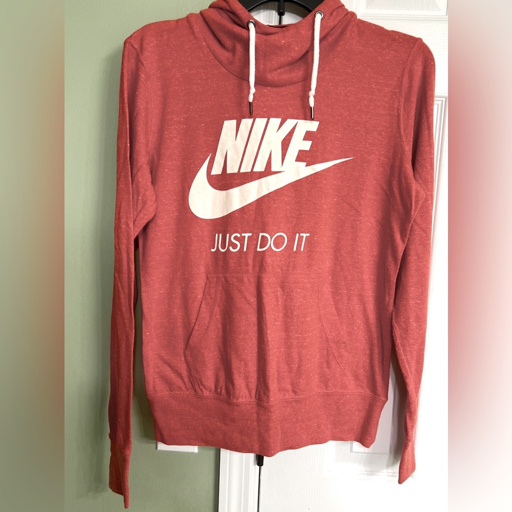 Nike Orange Hooded shirt